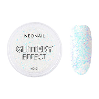 Glittery Effect No. 01 - Gold/Blue