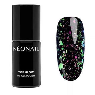 Топ Glow Lime Aurora Flakes Hybrid Top 7,2 мл