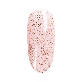 UV Gel 7.2ml - Top Glow Rose Gold Flakes