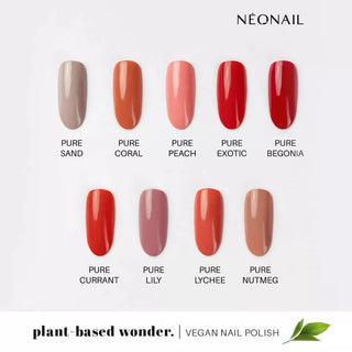 Vegan Plant-Based Wonder Nail Polish 7.2ml - Pure Coral